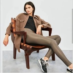 Aritzia Wilfred Free Daria pants in taupe, size S